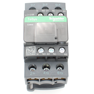 Schneider Electric - Leistungsschütz LC1D 3p, +1S+1Ö, 18.5 kW, 38 A, 400 V AC3, Spule 440 V AC-Beschreibung lesen