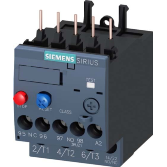 Siemens - Überlastrelais 11...16 A thermisch für Motorschutz Baugröße S00, CLASS 10 Schützanbau-Beschreibung lesen