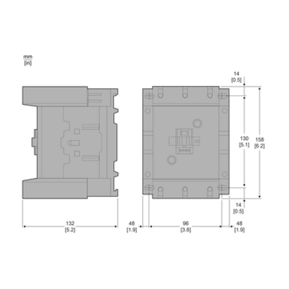 Schneider Electric - Leistungsschütz LC1D 3p, +1S+1Ö, 75 kW, 150 A, 400 V AC3, Spule 230 V AC-Beschreibung lesen