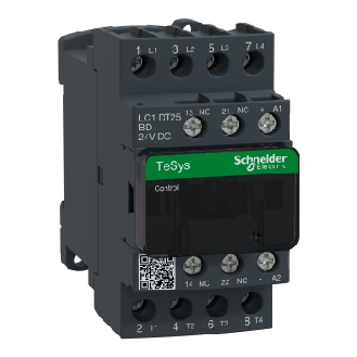 Schneider Electric - Leistungsschütz LC1D 4p, +1S+1Ö, Spule 24 V DC,-Beschreibung lesen