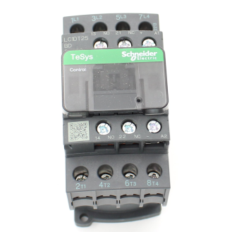 Schneider Electric - Leistungsschütz LC1D 4p, +1S+1Ö, Spule 24 V DC,-Beschreibung lesen