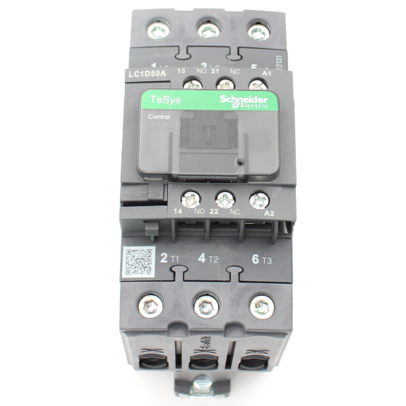 Schneider Electric - Leistungsschütz LC1D 3p, +1S+1Ö, 22 kW, 50 A, 400 V AC3, Spule 24 V AC-Beschreibung lesen