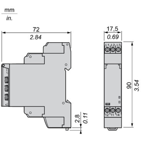 Schneider - Zeitrelais 10 Funktionen, 0,1 s-100 h, Relais 1 W, 24 VDC/24-240VAC-Beschreibung lesen
