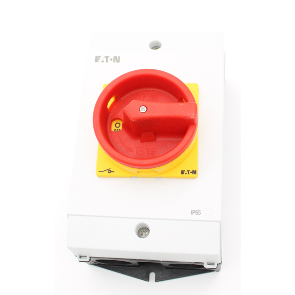 Eaton - P1-25/I2/SVB - Hauptschalter, P1, 25 A, Aufbau, 3-polig, NOT-AUS-Funktion Eaton - P1-25/I2/SVB - Hauptschalter, P1, 25 A, Aufbau, 3-polig, NOT-AUS-Funktion-Beschreibung lesen