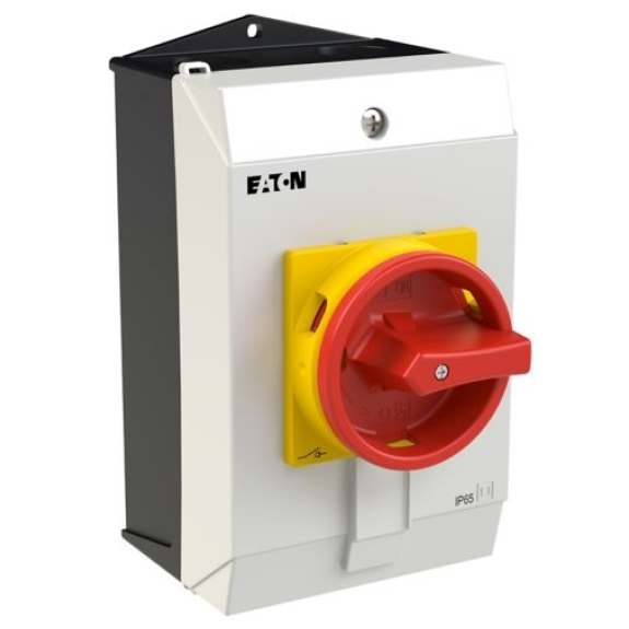Eaton - P1-25/I2/SVB - Hauptschalter, P1, 25 A, Aufbau, 3-polig, NOT-AUS-Funktion-Beschreibung lesen