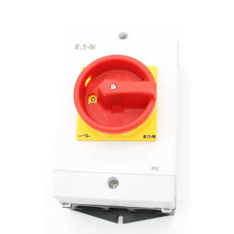 Eaton - P1-25/I2/SVB - Hauptschalter, P1, 25 A, Aufbau, 3-polig, NOT-AUS-Funktion-Beschreibung lesen