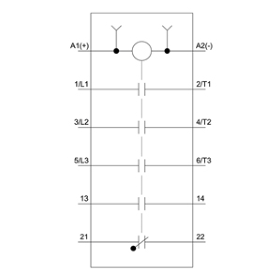 Siemens - Leistungsschütz, AC-3e/AC-3, 32 A, 15 kW / 400 V, 3-polig, DC 24 V, Hilfskontakte: 1 S + 1 Ö, Schraubanschluss-Beschreibung lesen