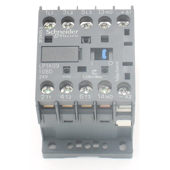 Leistungsschütz LP1K 3p, +1S, 4 kW, 9 A, 400 V AC3, Spule 24 V DC-Beschreibung lesen