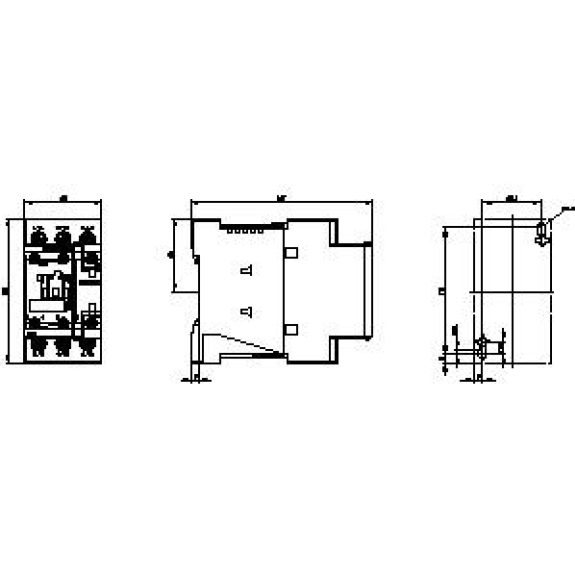 Siemens - Leistungsschütz, AC-3e/AC-3, 9 A, 4 kW / 400 V, 3-polig-Beschreibung lesen