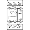 Siemens - Leistungsschütz, AC-3e/AC-3, 9 A, 4 kW / 400 V, 3-polig