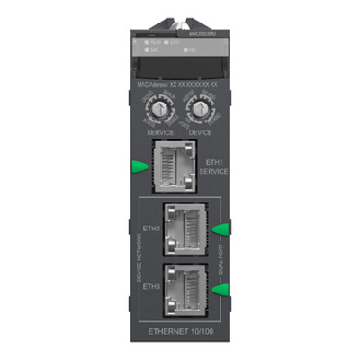 Ethernet-Switch-Modul für Modulträger-Beschreibung lesen