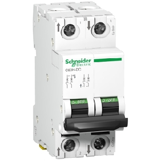 Schneider Electric - Leitungsschutzschalter C60H-DC, 2P, 1A, C-Charakteristik,-Beschreibung lesen