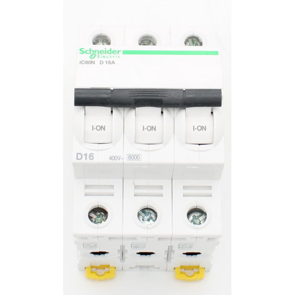 Schneider Electric - IC60N, Miniatur-Leistungsschalter, 3p, 16A, D-Kurve-Beschreibung lesen