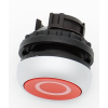 Eaton - M22-D-R-X0 - Drucktaste, RMQ-Titan, flach, tastend, rot, beschriftet, Frontring Titan