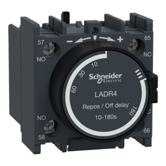 Schneider Electric - Zeitblock, rückfallverzögert, 1S+1Ö, 10,00-180,00s, Schraubanschluss-Beschreibung lesen