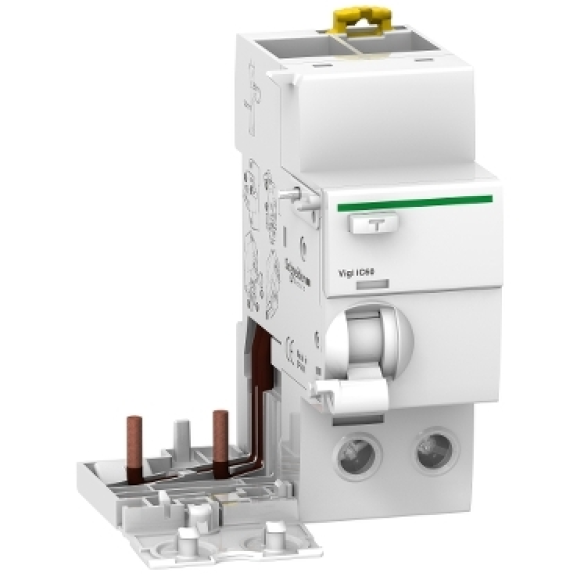Schneider Electric - Vigi iC60 - Zusatzmodul für Fehlerstromschutz - 2P - 63A - 30mA - AC-Typ-Beschreibung lesen