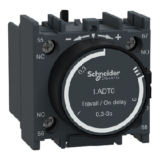 Schneider - Zeitblock, anzugsverzögert, 1S+1Ö, 0,10-3,00s, Schraubanschluss-Beschreibung lesen