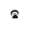 Schneider Electric - Drucktaster, Frontelement, Harmony XB4, Metall, 22mm, blau, unbeschriftet, tastend