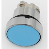 Schneider Electric - Drucktaster, Frontelement, Harmony XB4, Metall, 22mm, blau, unbeschriftet, tastend