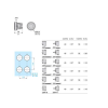 Schneider Electric - Drucktaster, Frontelement, Harmony XB4, Metall, 22mm, blau, unbeschriftet, tastend