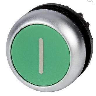 Eaton - M22-D-G-X1 - Drucktaste, RMQ-Titan, flach, tastend, grün, beschriftet, Frontring Titan-Beschreibung lesen