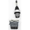 Joystick Harmony XB4, Metall, 22mm, schwarz, 2 Richtungen, 1-stufig, tastend, mit Rückzug