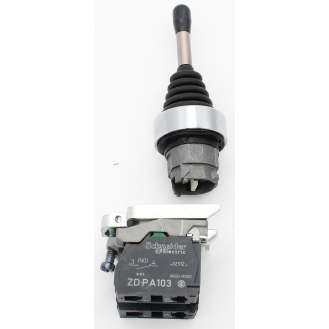 Joystick Harmony XB4, Metall, 22mm, schwarz, 2 Richtungen, 1-stufig, tastend, mit Rückzug-Beschreibung lesen