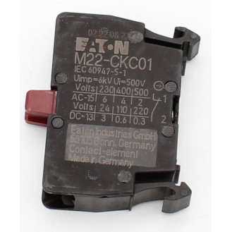 Eaton - M22-CKC01 - Kontaktelement, Cage Clamp, Bodenbefestigung, 1 Ö-Beschreibung lesen