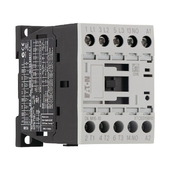 Eaton - DILM15-10(400V50HZ,440V60HZ) - Leistungsschütz, 3-polig, 380 V 400 V 7.5 kW, 1 S, 400 V 50 Hz, 440 V 60 Hz-Beschreibung lesen
