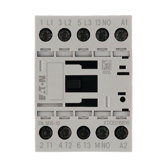 Eaton - DILM15-10(400V50HZ,440V60HZ) - Leistungsschütz, 3-polig, 380 V 400 V 7.5 kW, 1 S, 400 V 50 Hz, 440 V 60 Hz-Beschreibung lesen