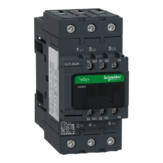 Schneider Electric - Leistungsschütz LC1D 3p, +1S+1Ö, 22 kW, 50 A, 400 V AC3, Spule 400 V AC-Beschreibung lesen