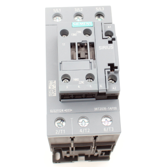 Siemens - Leistungsschütz, AC-3e/AC-3, 41 A, 18,5 kW / 400 V, 3-polig, AC 110 V, 50 Hz, Hilfskontakte: 1 S + 1 Ö-Beschreibung lesen