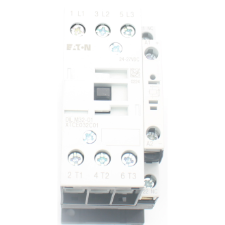 Eaton - DILM32-01(RDC24) - Leistungsschütz, 3-polig, 380 V 400 V 15 kW, 1 Ö, RDC 24: 24 - 27 V DC-Beschreibung lesen