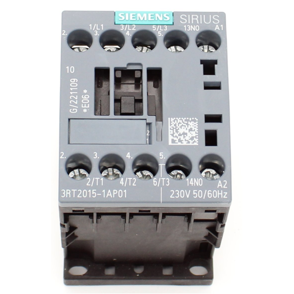 Siemens - Leistungsschütz, AC-3e/AC-3, 7 A, 3 kW / 400 V, 3-polig, AC 230 V, 50/60 Hz, Hilfskontakte: 1 S-Beschreibung lesen