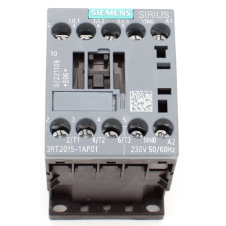 Siemens - Leistungsschütz, AC-3e/AC-3, 7 A, 3 kW / 400 V, 3-polig, AC 230 V, 50/60 Hz, Hilfskontakte: 1 S-Beschreibung lesen