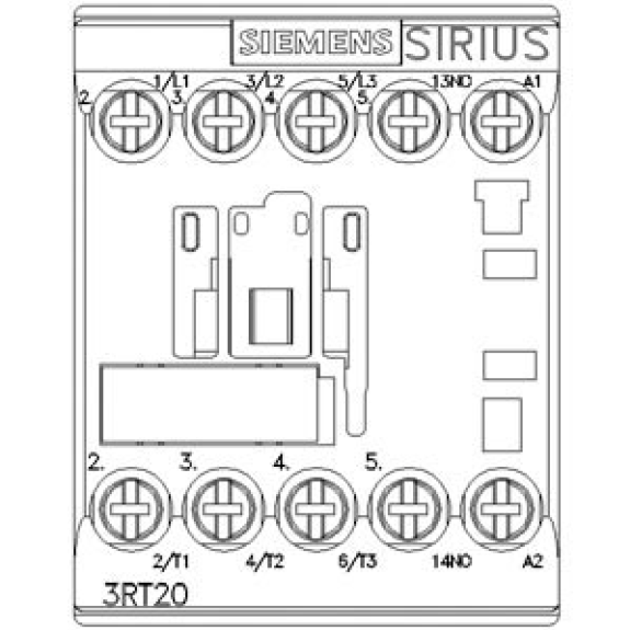 Siemens - Leistungsschütz, AC-3e/AC-3, 7 A, 3 kW / 400 V, 3-polig, AC 24 V, 50/60 Hz, Hilfskontakte: 1 S-Beschreibung lesen