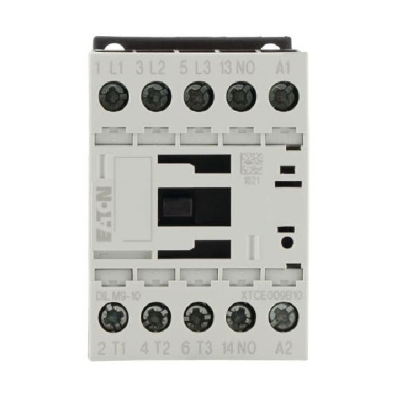 Eaton - DILM9-10(380V50HZ,440V60HZ) - Leistungsschütz, 3-polig, 380 V 400 V 4 kW, 1 N/O, 380 V 50 Hz, 440 V 60 Hz-Beschreibung lesen