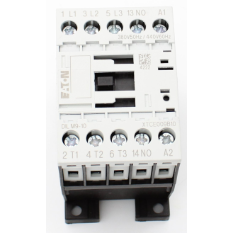 Eaton - DILM9-10(380V50HZ,440V60HZ) - Leistungsschütz, 3-polig, 380 V 400 V 4 kW, 1 N/O, 380 V 50 Hz, 440 V 60 Hz-Beschreibung lesen