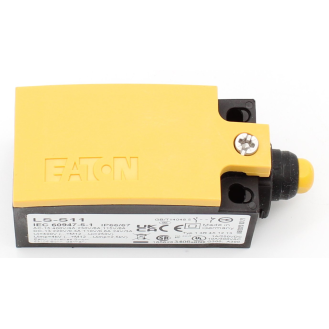 Eaton - LS-S11 - Positionsschalter, Kuppenstößel, Basisgerät, erweiterbar, 1 S, 1 Ö, Schraubklemme, gelb, Kunststoff-Beschreibung lesen