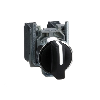 Schneider Electric - Wahlschalter, Harmony XB4, Metall, 22mm, schwarz, 3 Stellungen, rastend, 2S