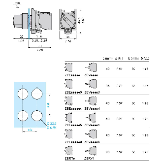 Schneider Electric - Wahlschalter, Harmony XB4, Metall, 22mm, schwarz, 3 Stellungen, rastend, 2S-Beschreibung lesen