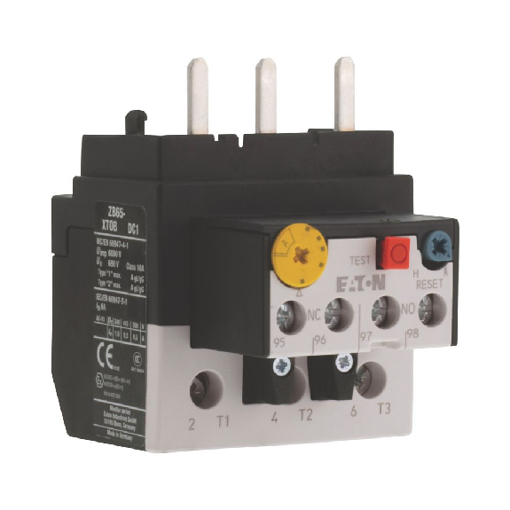 Eaton Moeller series ZB Motorschutzrelais, ZB65, Ir= 24 - 40 A, 1 S, 1 Ö, Direktmontage, IP00-Beschreibung lesen