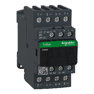 Schneider Electric - Leistungsschütz LC1D 4p, +1S+1Ö, Spule 24 V DC-Beschreibung lesen