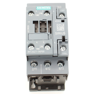 Siemens - Leistungsschütz, AC-3e/AC-3, 32 A, 15 kW / 400 V, 3-polig, AC 230 V, 50 Hz, Hilfskontakte: 1 S + 1 Ö-Beschreibung lesen