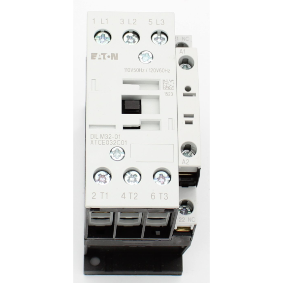 Eaton - DILM32-01(110V50HZ,120V60HZ) - Leistungsschütz, 3-polig, 380 V 400 V 15 kW, 1 Ö, 110 V 50 Hz, 120 V 60 Hz-Beschreibung lesen
