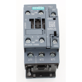 Siemens - Leistungsschütz, AC-3e/AC-3, 25 A, 11 kW / 400 V, 3-polig, AC 24 V, 50 Hz, Hilfskontakte: 1 S + 1 Ö-Beschreibung lesen
