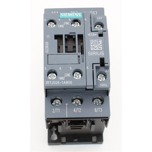 Siemens - Leistungsschütz, AC-3e/AC-3, 25 A, 11 kW / 400 V, 3-polig, AC 24 V, 50 Hz, Hilfskontakte: 1 S + 1 Ö-Beschreibung lesen