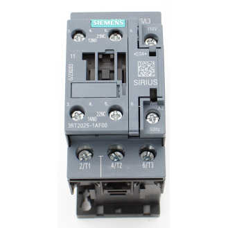 Siemens - Leistungsschütz, AC-3e/AC-3, 17 A, 7,5 kW / 400 V, 3-polig, AC 110 V, 50 Hz, Hilfskontakte: 1 S + 1 Ö-Beschreibung lesen