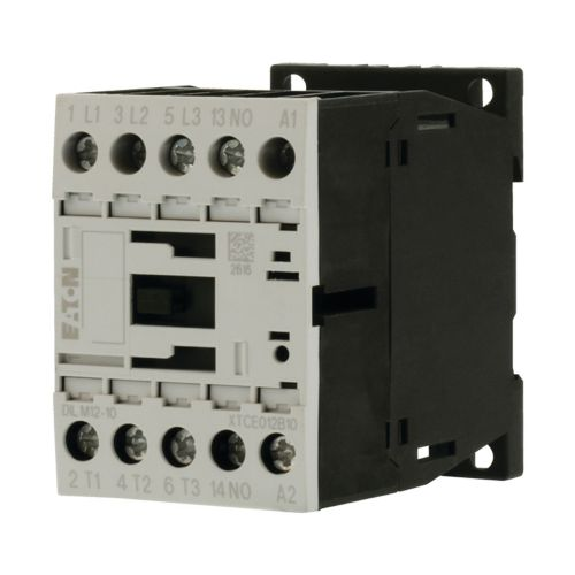 Eaton - DILM12-10(110V50HZ,120V60HZ) - Leistungsschütz, 3-polig, 380 V 400 V 5.5 kW, 1 S, 110 V 50 Hz, 120 V 60 Hz-Beschreibung lesen