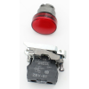 Leuchtmelder Harmony XB4, Metall, 22mm, rot, universelle LED, glatte Kalotte